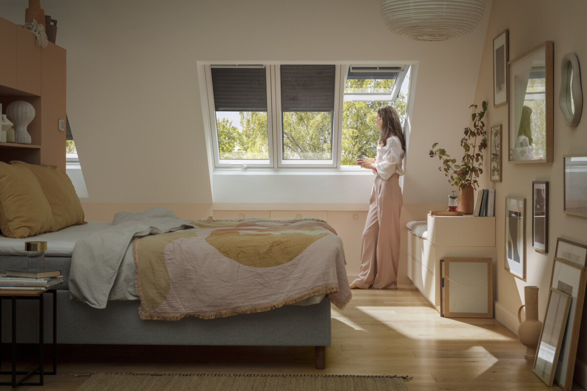 Velux-Schlafzimmer-Rollladen