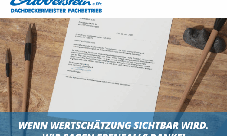 Wenn Wertschätzung sichtbar wird